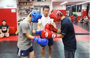 ボクシング見学